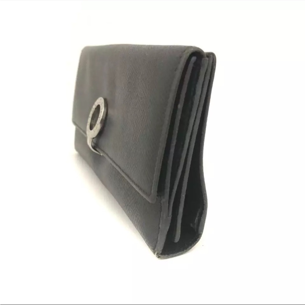 BVLGARI BVLGARI BVLGARI Leather Long Bifold Wallet - Picture 3 of 8